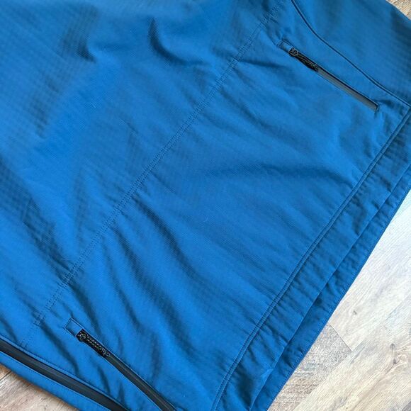 AFTCO aftec Blue Pullover Hoodie Jacket w/ Neck Gaiter & Side Zip Men’s 3XL Exce - Picture 5 of 14